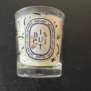 Diptyque Biscuit Limited Edition Candle in Clear Glass